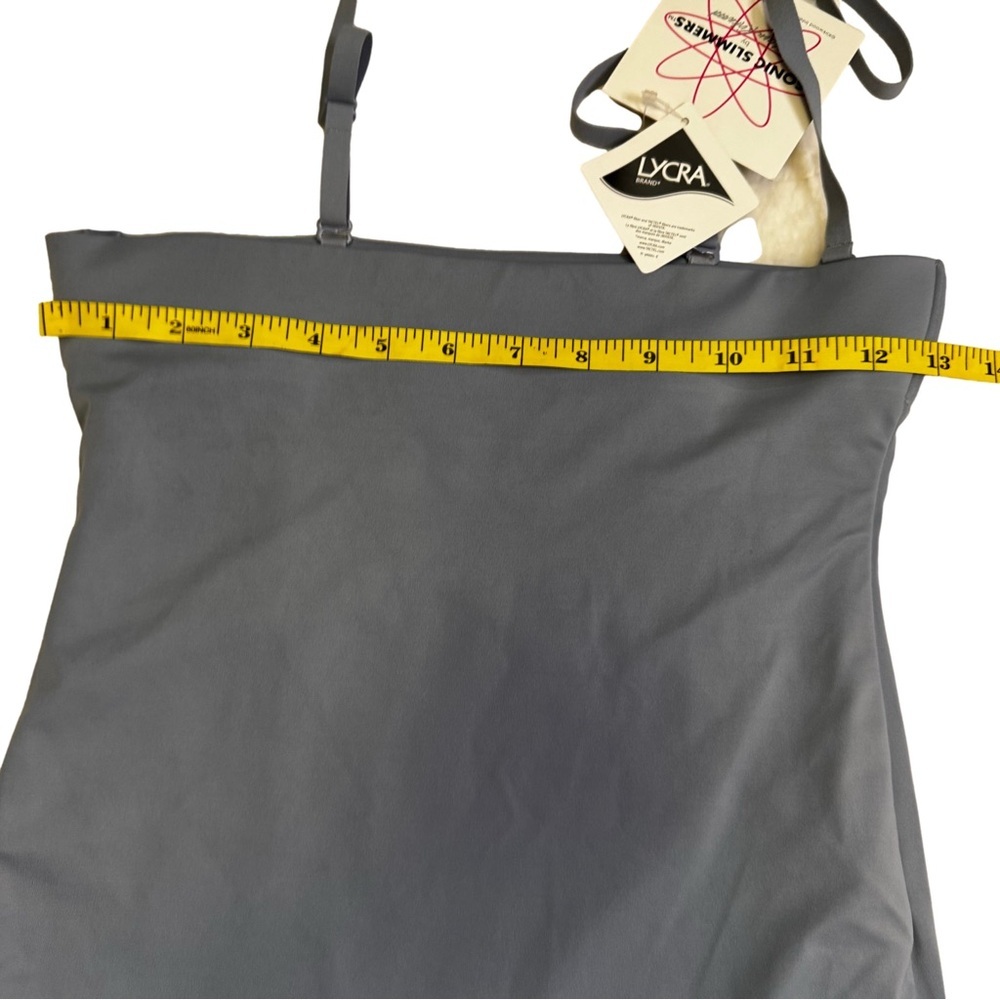 Skims Sonic Smoothers Slip Dress Size Small Gray Built in Underwear NWT - Picture 6 of 11